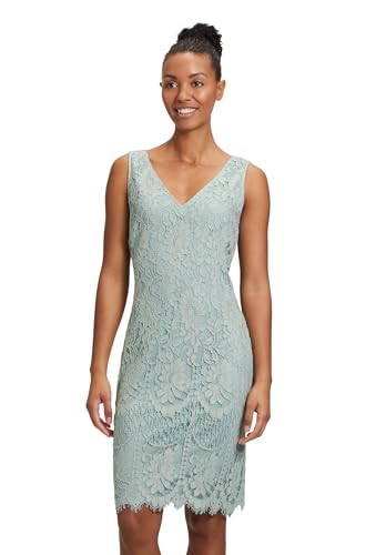 Vera Mont Damen Cocktailkleid mit Spitze 44, Perfect Blue von Vera Mont