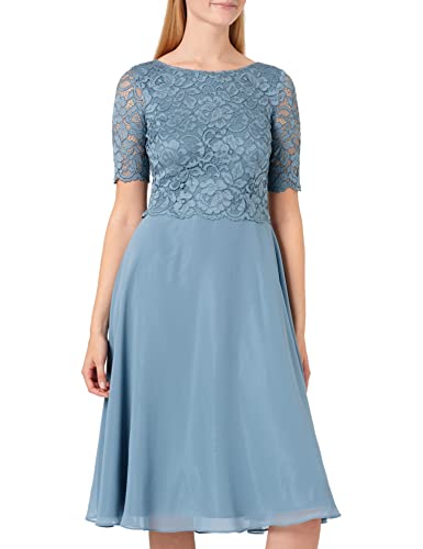 Vera Mont Damen Cocktailkleid mit Spitze Bluish Grey,50 von Vera Mont