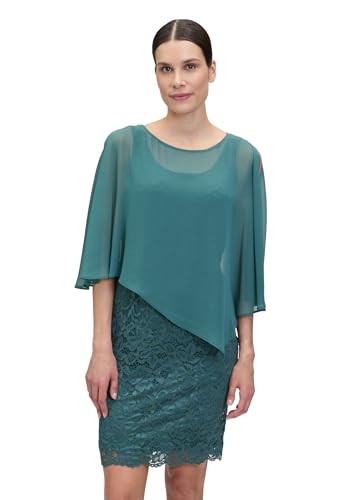 Vera Mont Damen Cocktailkleid mit Spitze Dark Emerald,48 von Vera Mont