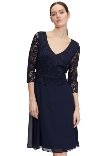 Vera Mont Damen Cocktailkleid mit Spitze Night Sky,46 von Vera Mont