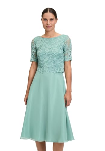 Vera Mont Damen Cocktailkleid mit Spitze Strong Mint,38 von Vera Mont