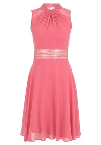 Vera Mont Damen Cocktailkleid mit Spitzeneinsatz Hot Rosè,40 von Vera Mont