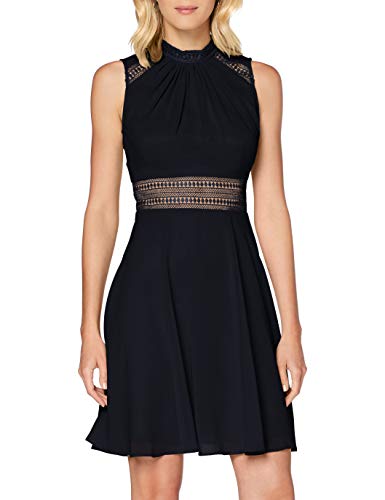 Vera Mont Damen Cocktailkleid mit Spitzeneinsatz Night Sky,32 von Vera Mont