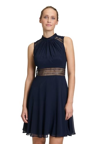 Vera Mont Damen Cocktailkleid mit Spitzeneinsatz Night Sky,36 von Vera Mont