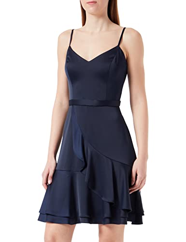 Vera Mont Damen Cocktailkleid mit Volant Night Sky,36 von Vera Mont