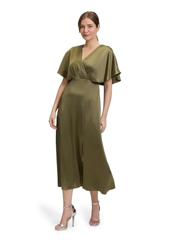 Vera Mont Damen Cocktailkleid mit ausgestelltem Rock 44, Deep Avocado von Vera Mont