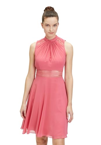 Vera Mont Damen Cocktailkleid mit Spitzeneinsatz Hot Rosè,34 von Vera Mont