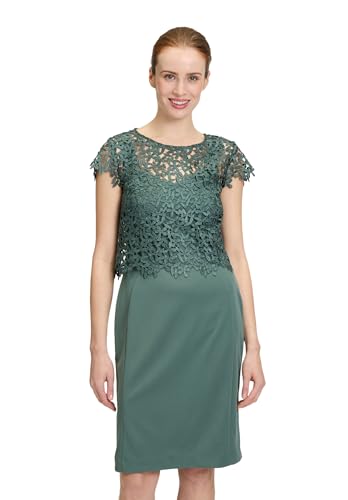 Vera Mont Damen Etuikleid mit Spitze 46, Eucalyptus Leaf von Vera Mont