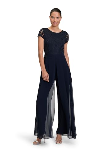Vera Mont Damen Jumpsuit Kurzarm Night Sky,44 von Vera Mont
