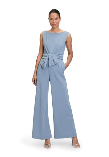 Vera Mont Damen Jumpsuit mit weitem Bein 34, Light Steel Blue von Vera Mont