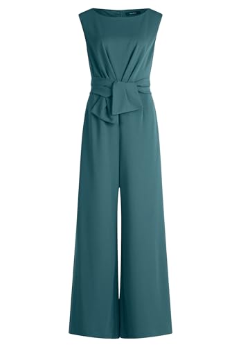 Vera Mont Damen Jumpsuit mit weitem Bein 40, Dark Emerald von Vera Mont