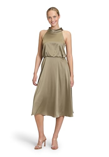 Vera Mont Damen Cocktailkleid mit Stehkragen 38, Turf von Vera Mont