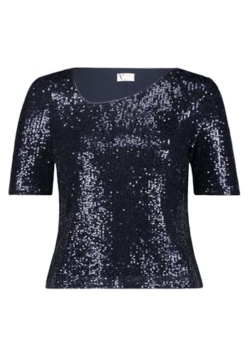 Vera Mont Damen Pailletten-Top mit Glanzeffekt Night Sky,36 Vera Mont Damen Pailletten-Top mit Glanzeffekt Night Sky,36 von Vera Mont