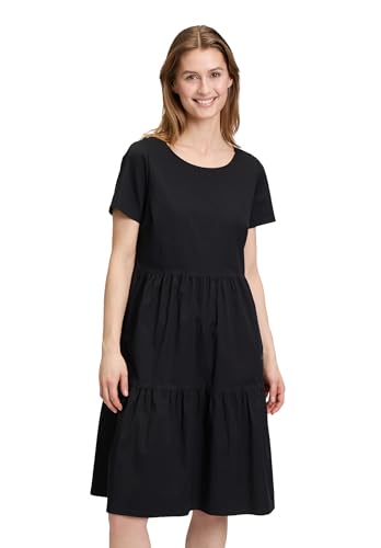 Vera Mont Damen Sommerkleid mit Stufen Schwarz,38 Vera Mont Damen Sommerkleid mit Stufen Schwarz,38 von Vera Mont