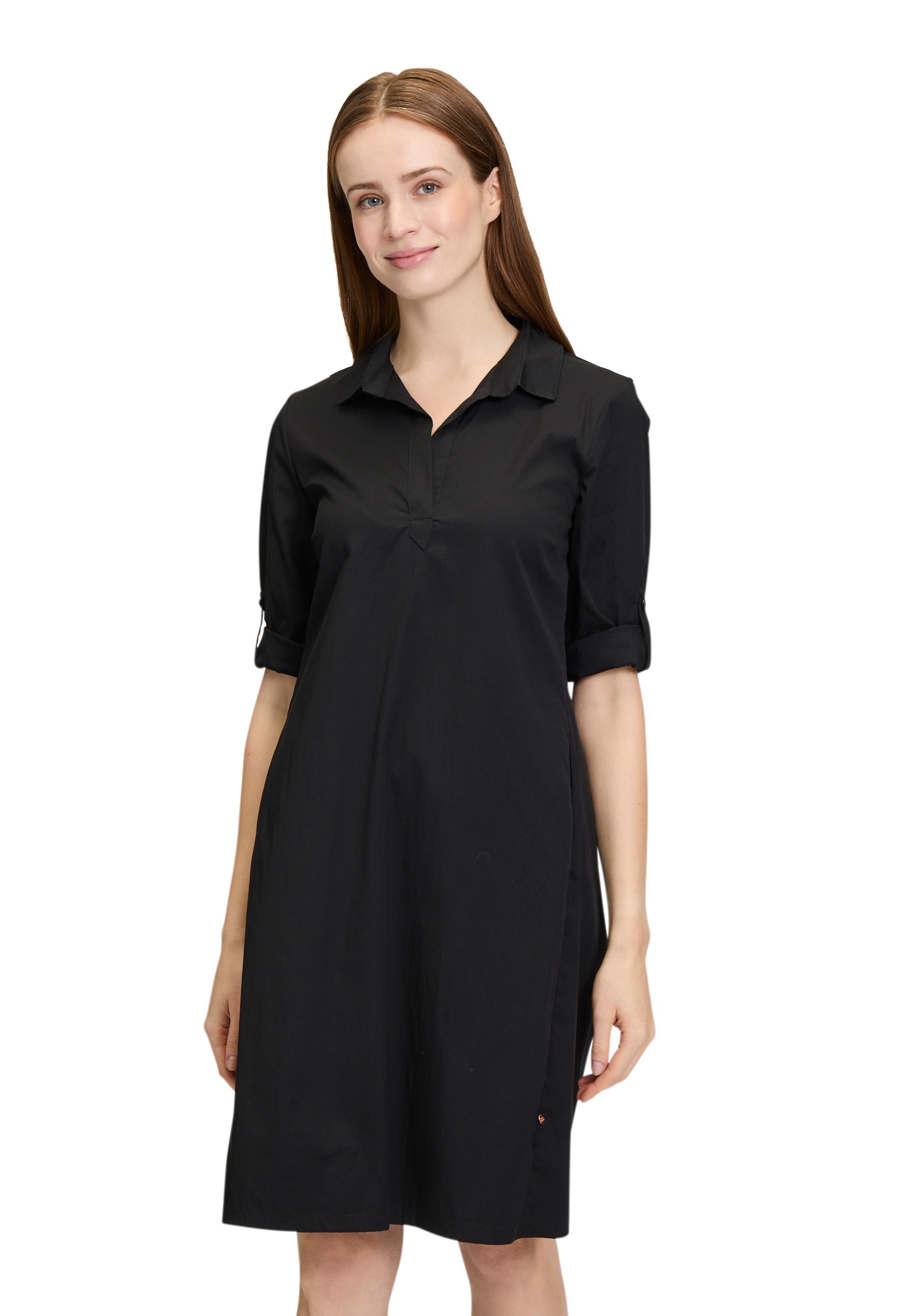 Vera Mont Hemdblusenkleid "Damen Sommerkleid Hemdblusenkleid mit Taschen" Nahttasche Form von Vera Mont