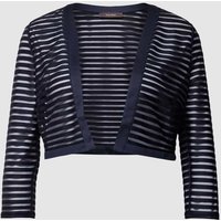 Vera Mont Bolero mit Streifenmuster in Dunkelblau, Größe 38 Vera Mont Bolero mit Streifenmuster in Dunkelblau, Größe 38 von Vera Mont