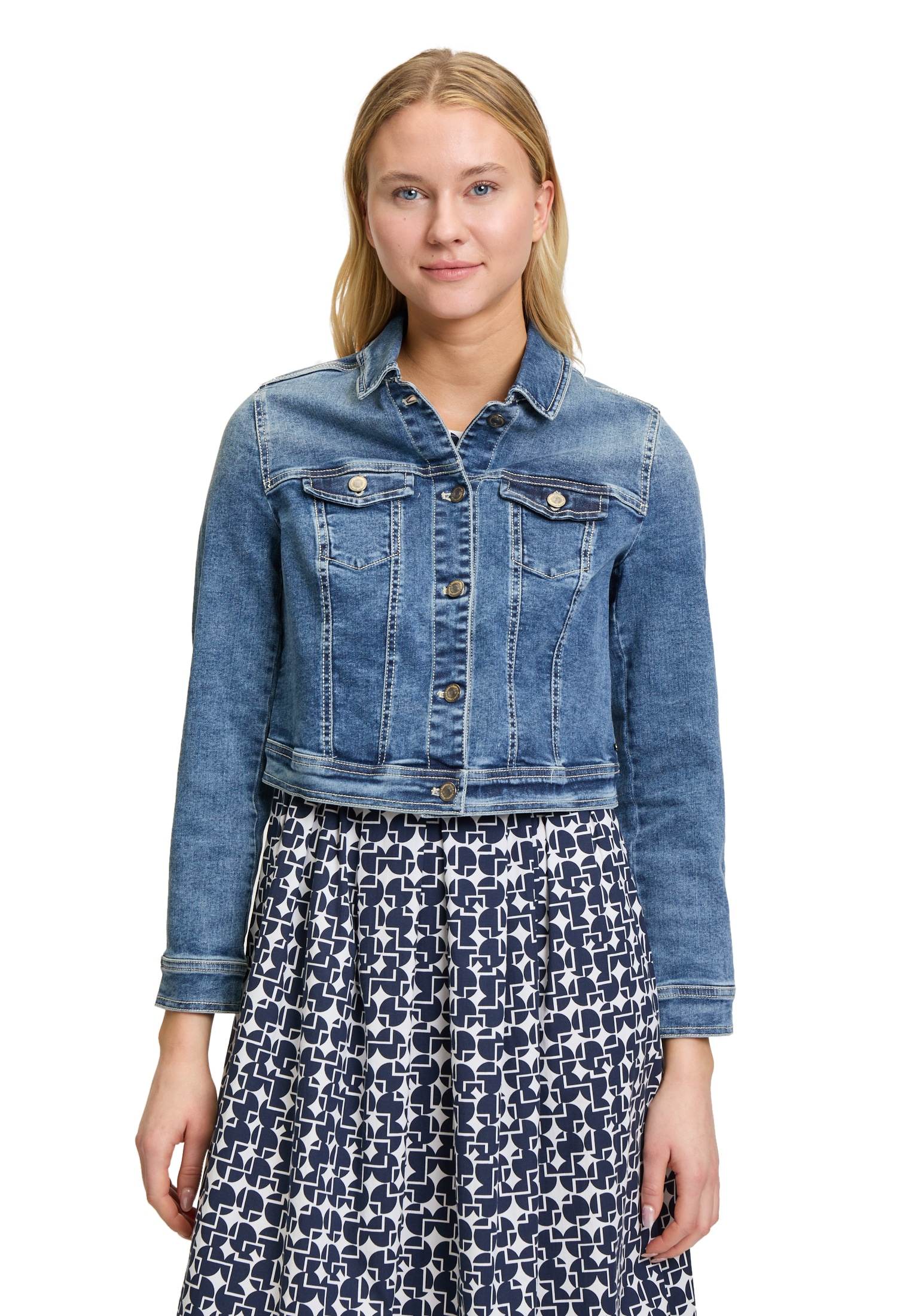 Vera Mont Jeansjacke "Vera Mont Damen Jeansjacke mit Waschung" von Vera Mont