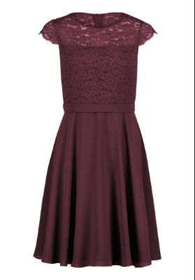 Vera Mont Kleid Kurz 1/2 Arm - bordeaux - 44 Vera Mont Kleid Kurz 1/2 Arm - bordeaux - 44 von Vera Mont