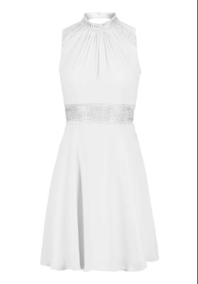 Vera Mont Kleid Kurz ohne Arm - weiß - 44 von Vera Mont