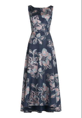 Vera Mont Kleid Lang ohne Arm - navy - 48 von Vera Mont