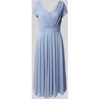 Vera Mont Knielanges Cocktailkleid in Wickel-Optik in Hellblau, Größe 46 Vera Mont Knielanges Cocktailkleid in Wickel-Optik in Hellblau, Größe 46 von Vera Mont