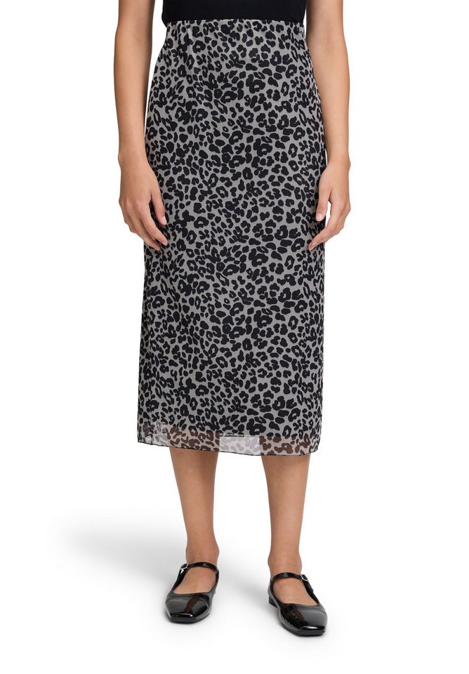 Vera Mont Maxirock Damen Bleistiftrock mit Leoprint von Vera Mont