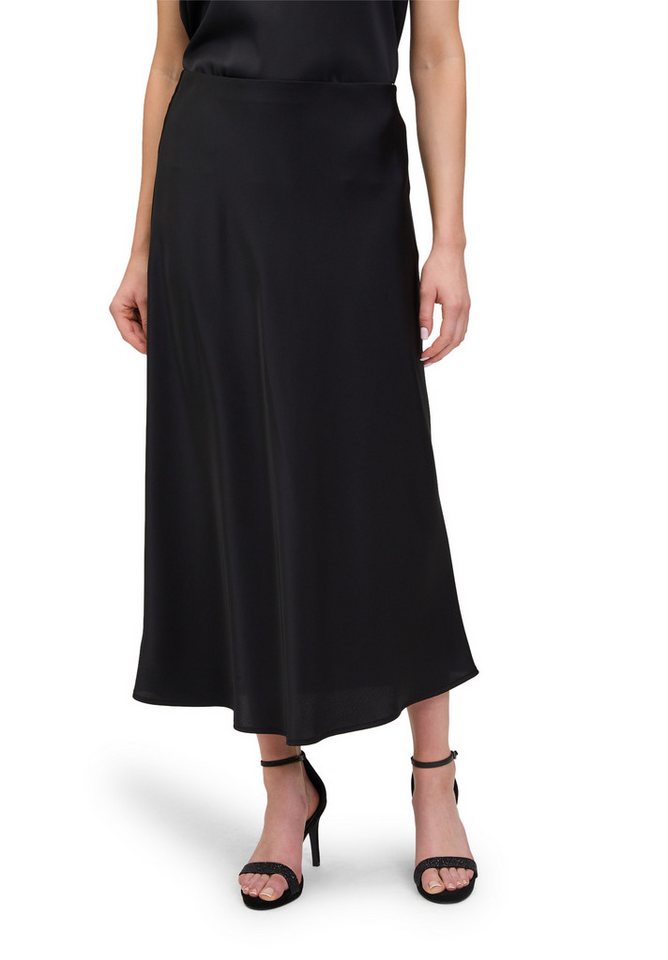 Vera Mont Maxirock Damen Satinrock wadenlang Material von Vera Mont