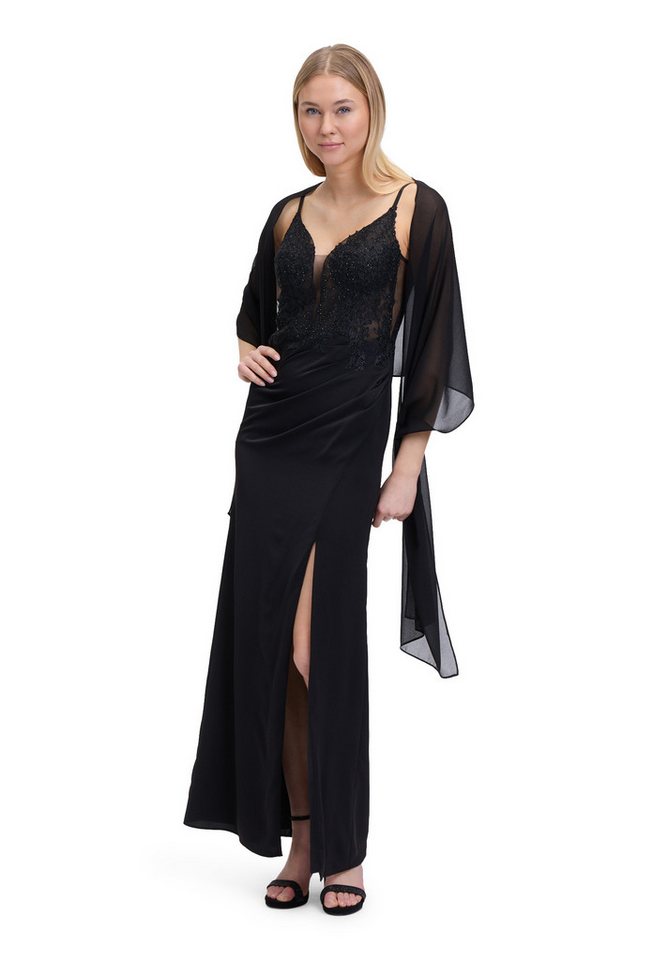 Vera Mont Multifunktionstuch Vera Mont Damen Chiffonstola schmal geschnitten, Material von Vera Mont
