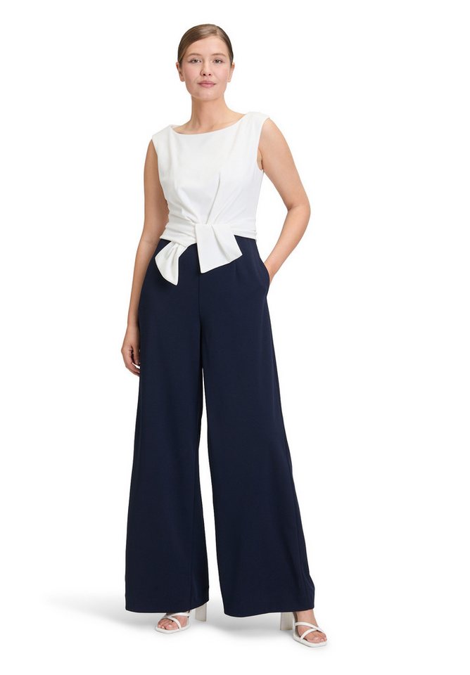 Vera Mont Overall Damen Jumpsuit mit weitem Bein (1-tlg) Bunddetail von Vera Mont