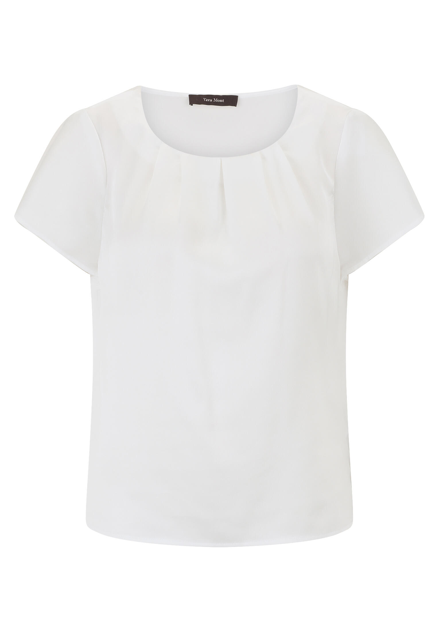 Vera Mont - Satin-Bluse rohweiß - Gr. - 44 von Vera Mont