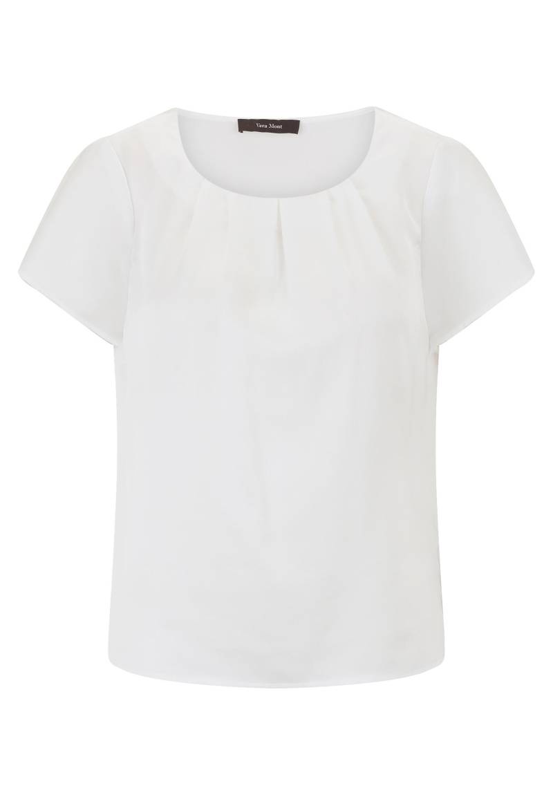 Vera Mont - Satin-Bluse rohweiß - Gr. - 48 von Vera Mont