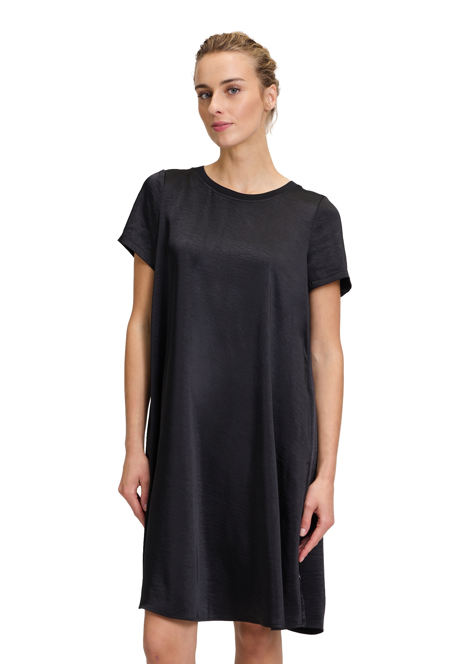 Vera Mont Sommerkleid "Damen Basic-Kleid mit Rippbündchen" Nahttasche Material Vera Mont Sommerkleid "Damen Basic-Kleid mit Rippbündchen" Nahttasche Material von Vera Mont