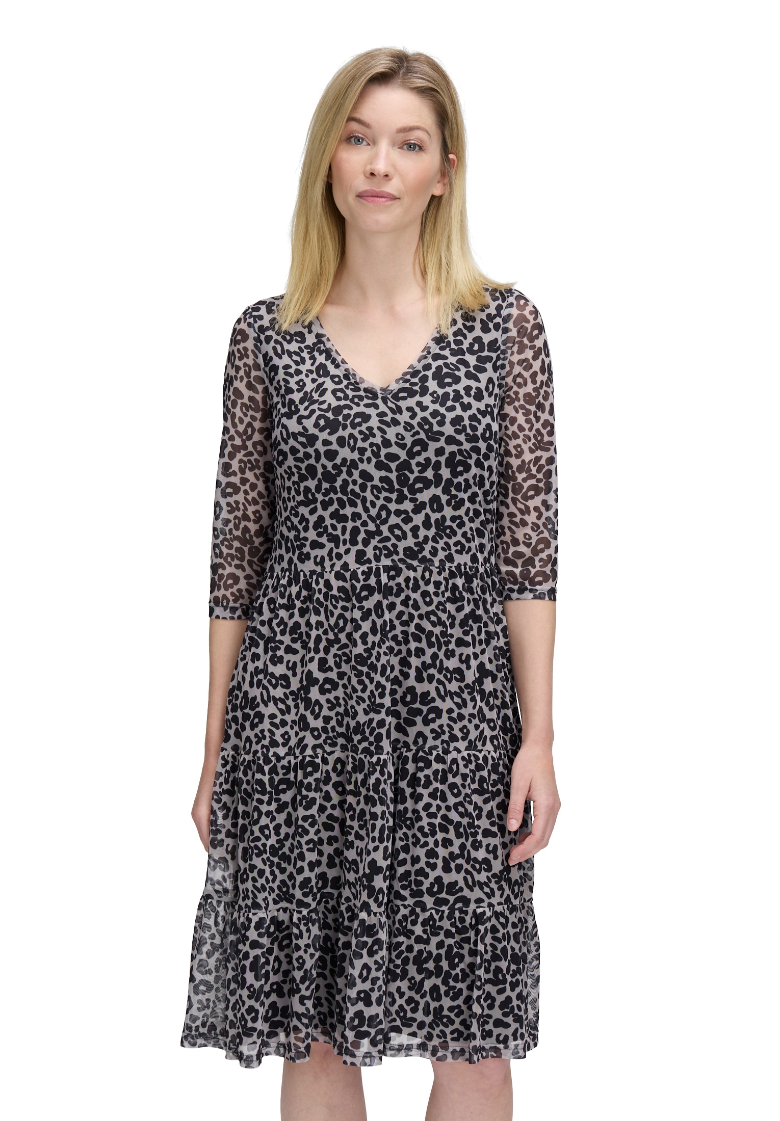 Vera Mont Sommerkleid "Damen Stufenkleid mit Stufen" Nahttasche von Vera Mont