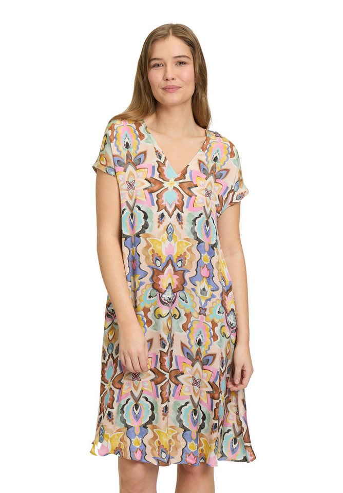 Vera Mont Sommerkleid Damen Sommerkleid mit überschnittenen Ärmeln Form von Vera Mont