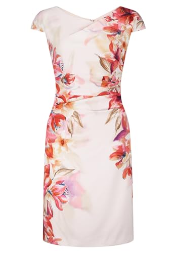 Vera Mont Damen Cocktailkleid mit Blumenprint Rosé/Pink,42 von Vera Mont