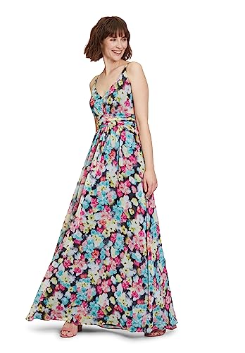 Vera Mont Damen Abendkleid mit Cut-Outs Grau/Pink,36 von Vera Mont