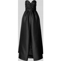 Vera Wang Bride Abendkleid mit Beinschlitz Modell 'LAVAL' in Black, Größe 34 von Vera Wang Bride