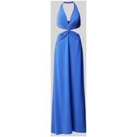 Vera Wang Bride Abendkleid mit Knotendetail Modell 'CHAMBERY' in Blau, Größe 34 von Vera Wang Bride