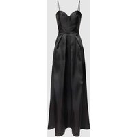 Vera Wang Bride Abendkleid mit Ziernähten Modell 'VERNISE' in Black, Größe 34 von Vera Wang Bride