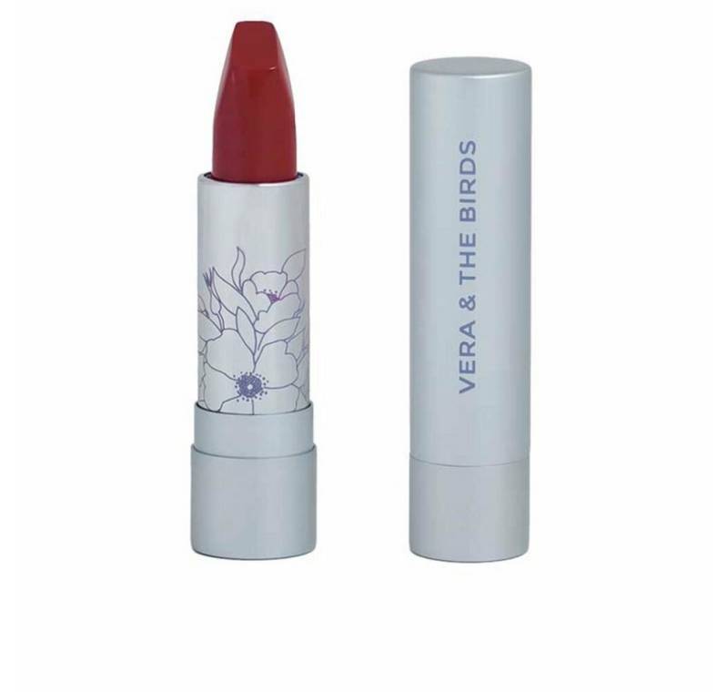Vera & The Birds Lippenstift TIME TO BLOOM soft cream lipstick #dark blossom 4ml von Vera & The Birds