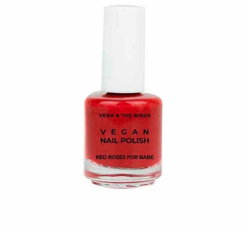 Vera & The Birds Nagellack VEGAN nail polish #red roses for babe 14ml von Vera & The Birds