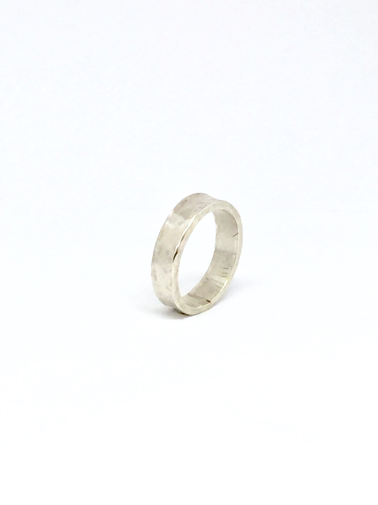Sterling Silber Band, Gehämmert Ring, Strukturierte Unisex Band Sterling Silber Band, Gehämmert Ring, Strukturierte Unisex Band von VeraGJewellery
