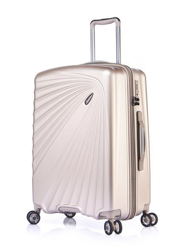 Verage Hartschalen-Trolley Kinetic 28" L Hartschalenkoffer, 4 Rollen, Volumenerweiterung, 4 Doppelrollen, TSA-Zahlenschloss Koffer von Verage