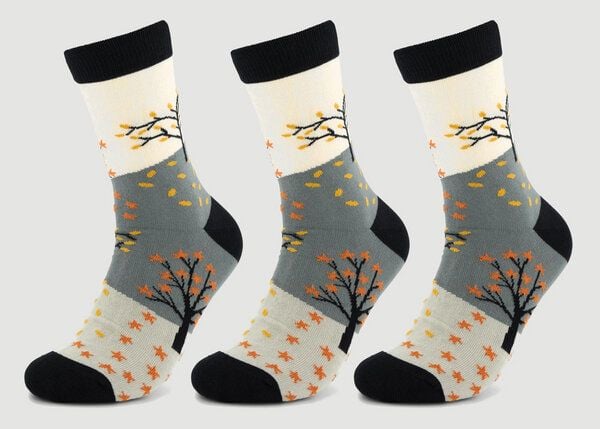 Veraluna Sustainable Clothing Unisex Socken 3er Pack "Autumn" aus Bio-Baumwolle Veraluna Sustainable Clothing Unisex Socken 3er Pack "Autumn" aus Bio-Baumwolle von Veraluna Sustainable Clothing