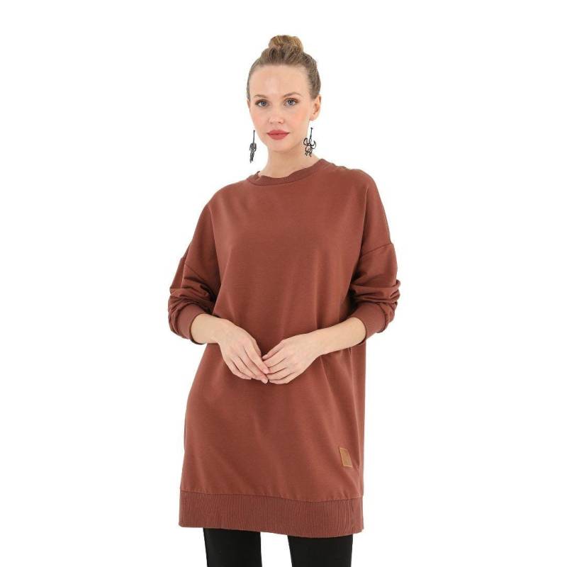 Bio Baumwolle Oversized Tunika Sweatshirt Langarm Bescheiden Lounge Top Herbst Winter Pullover Bio Baumwolle Oversized Tunika Sweatshirt Langarm Bescheiden Lounge Top Herbst Winter Pullover von VeratheLabel