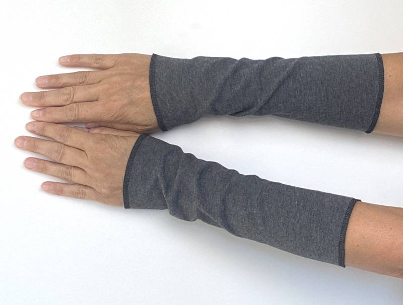 Wendestulpen Dunkelgrau Und Wunschfarbe Verschiedene Längen/Größen Baumwoll-Jersey von Verbunterei