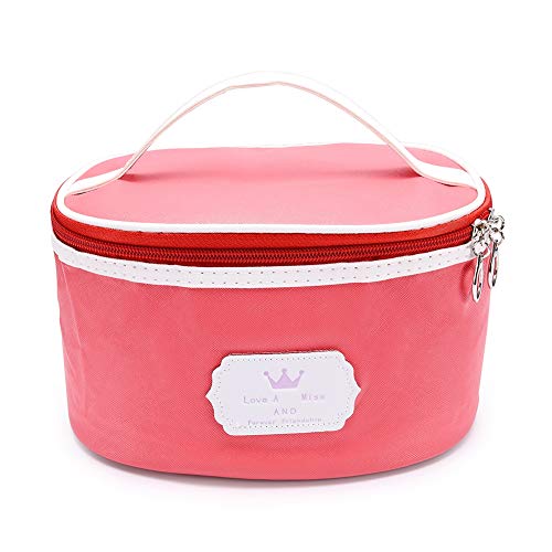 Make-up-Tasche, tragbar, wasserdicht, PU-Kosmetik-Aufbewahrungstasche, Kulturbeutel, Make-up-Tasche, Organizer (Wassermelonenrot), mehrfarbig, 60_x_180_cm von Verdant Touch