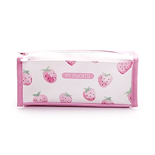 Verdant Touch Federmäppchen Rosa Federmäppchen Reißverschluss Schreibwaren Tasche Federmäppchen Große Kapazität Aufbewahrungstasche 3#, mehrfarbig, 60_x_180_cm von Verdant Touch