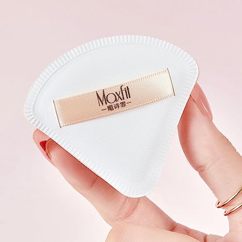 Verdant Touch Sponge Powder Puff Soft Powder Puff Sponge for Face Makeup, Skin Friendly, Prevent Snagging, Triangle Shape, Salon Home Travel, Bagged von Verdant Touch