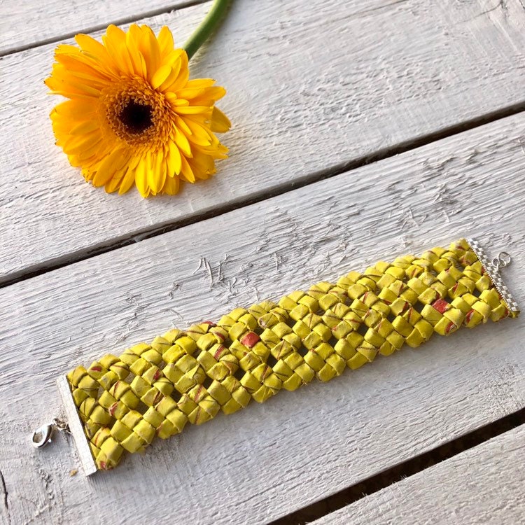 Papierarmband, Umweltfreundlichen Schmuck, Damen Armband Papierarmband, Umweltfreundlichen Schmuck, Damen Armband von Verdepumo